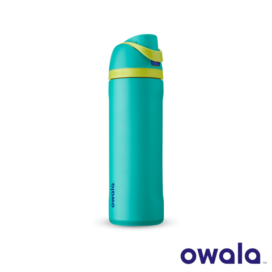 Owala FreeSip™ Insulated Stainless-Steel Water Bottle with Locking Push-Button Lid, 19-Ounce (562ml) - KLOSH