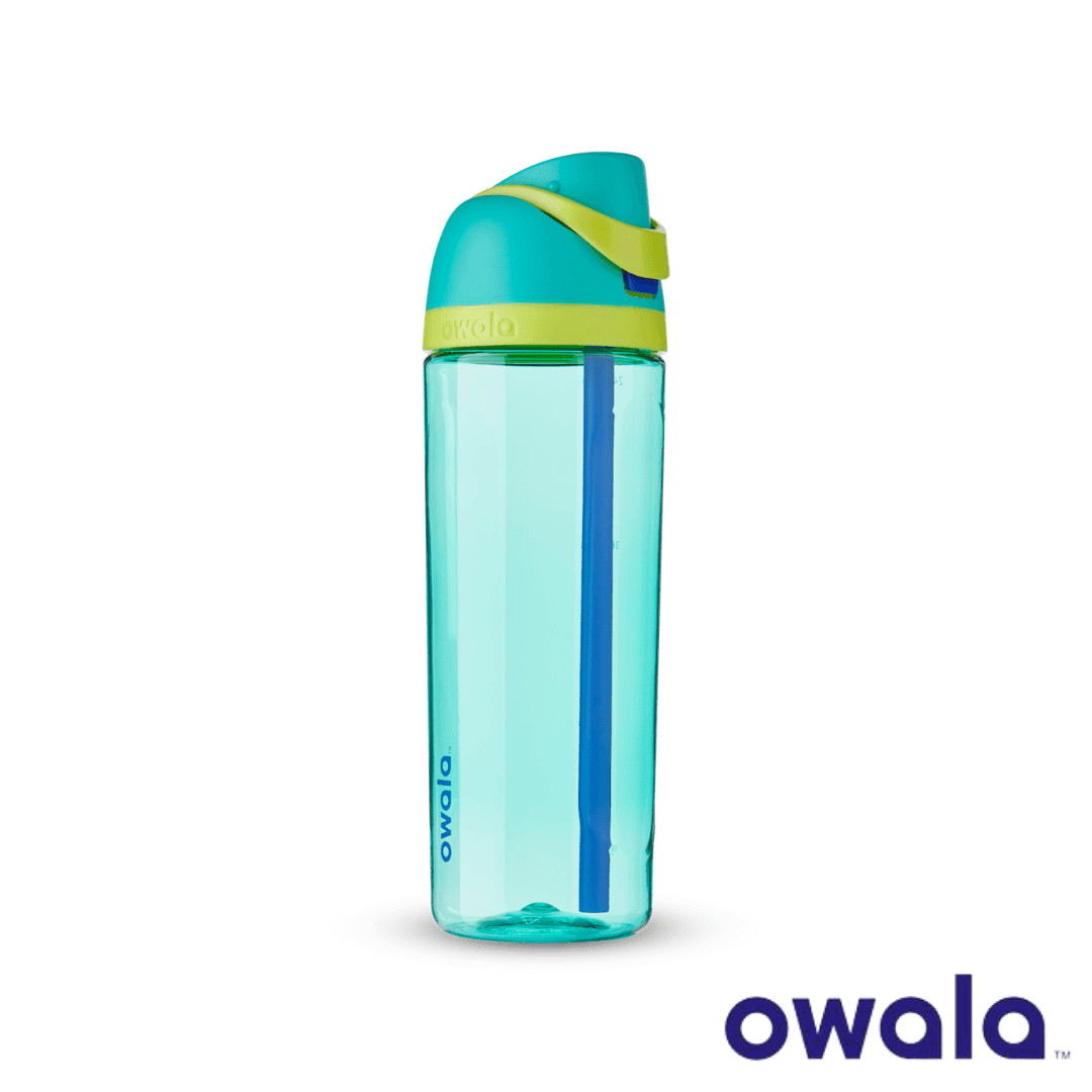 Owala FreeSip™ Tritan Water Bottle with Locking Push-Button Lid, 25-Ounce (740ml) - KLOSH