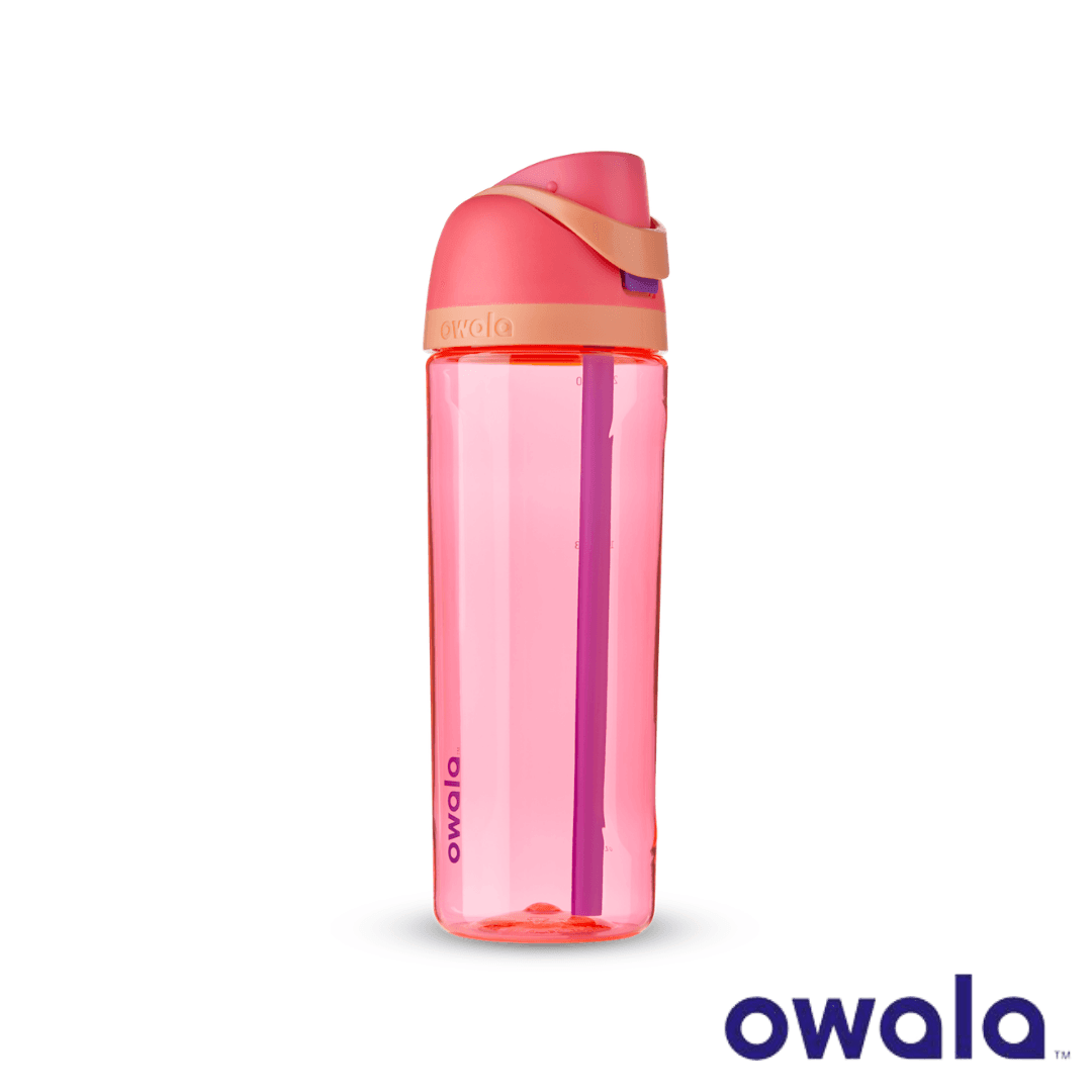 Owala FreeSip™ Tritan Water Bottle with Locking Push-Button Lid, 25-Ounce (740ml) - KLOSH