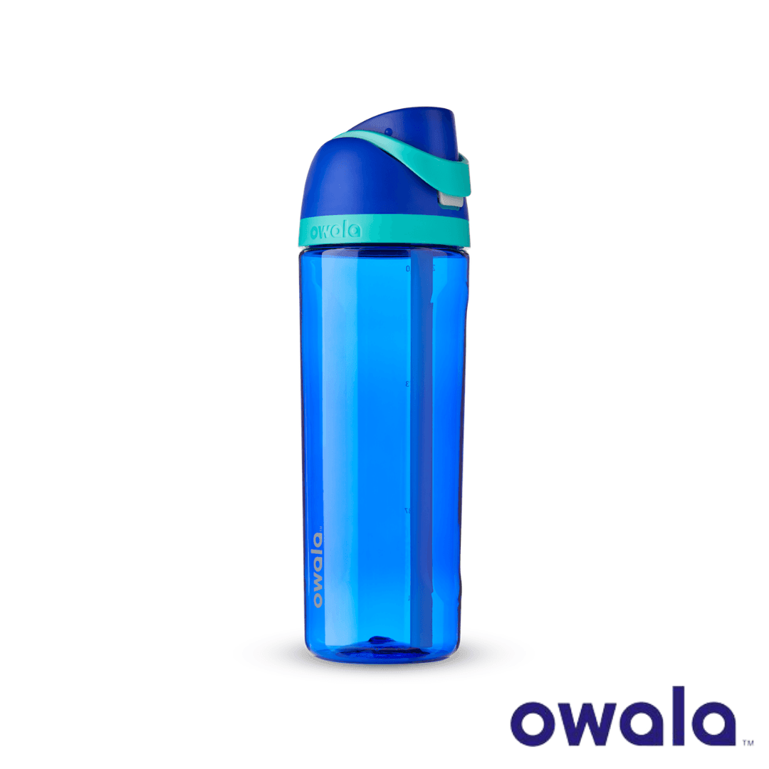Owala FreeSip™ Tritan Water Bottle with Locking Push-Button Lid, 25-Ounce (740ml) - KLOSH