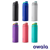 Owala Twist™ Insulated Stainless-Steel Water Bottle with Locking Push-Button Lid, 24-Ounce (710ml) - KLOSH