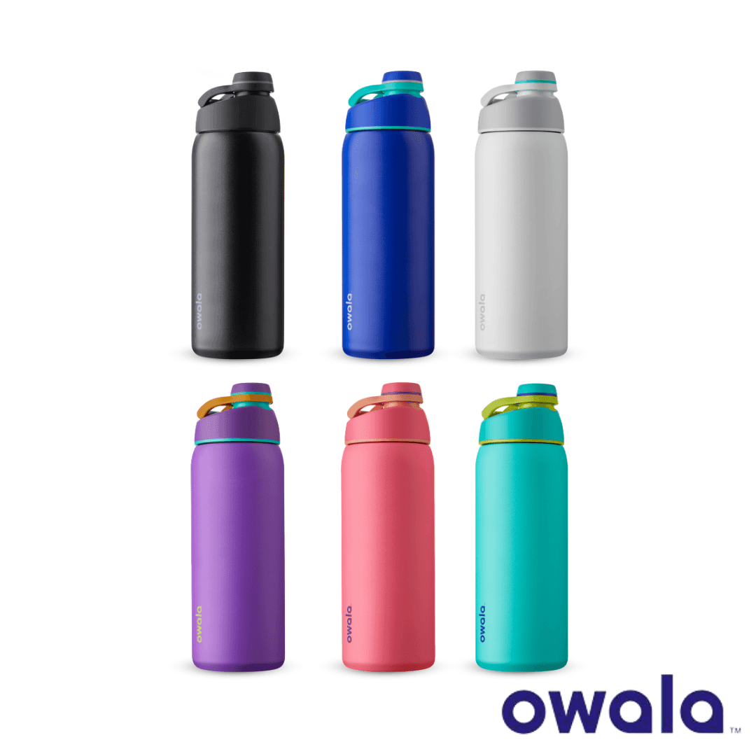 Owala Twist™ Insulated Stainless-Steel Water Bottle with Locking Push-Button Lid, 32-Ounce (946ml) - KLOSH