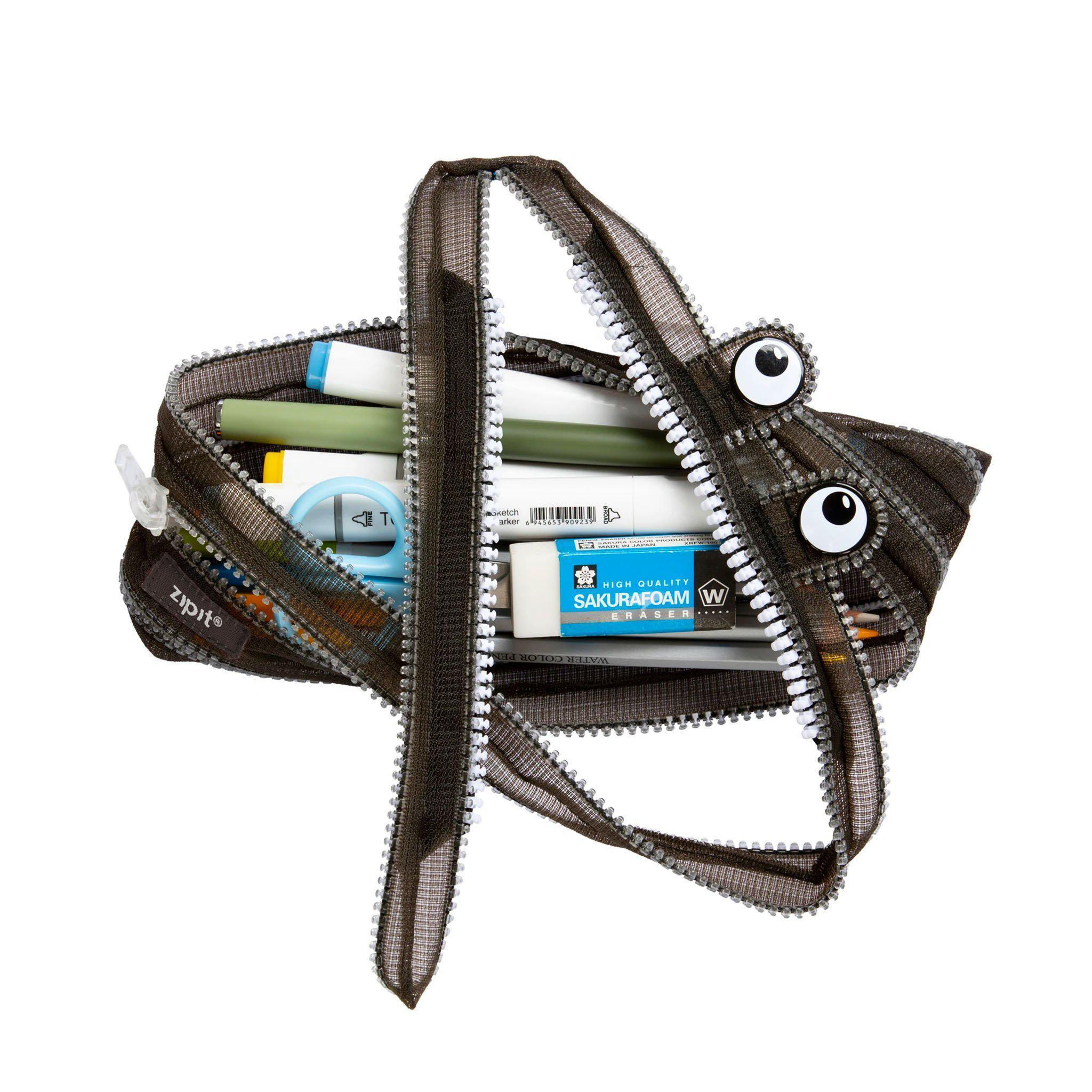 Pencil Case - Mesh Monster Black - KLOSH