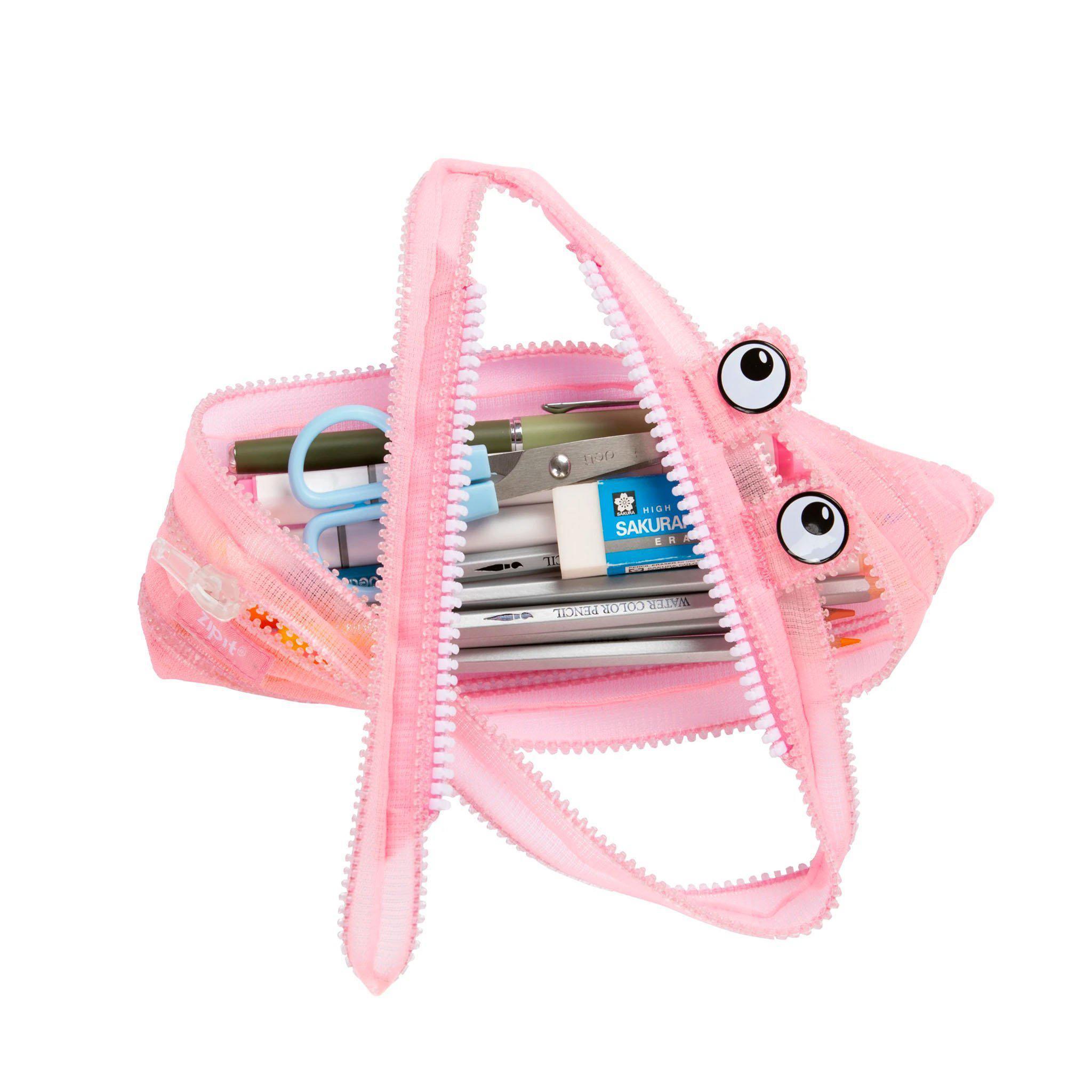 Pencil Case - Mesh Monster Pink - KLOSH