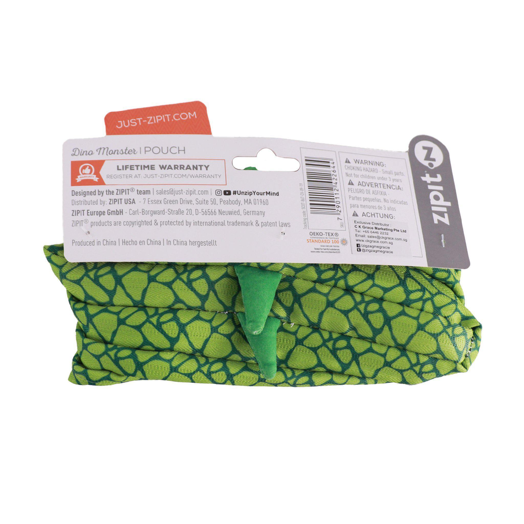 Pouches - Dino Monster Green - KLOSH