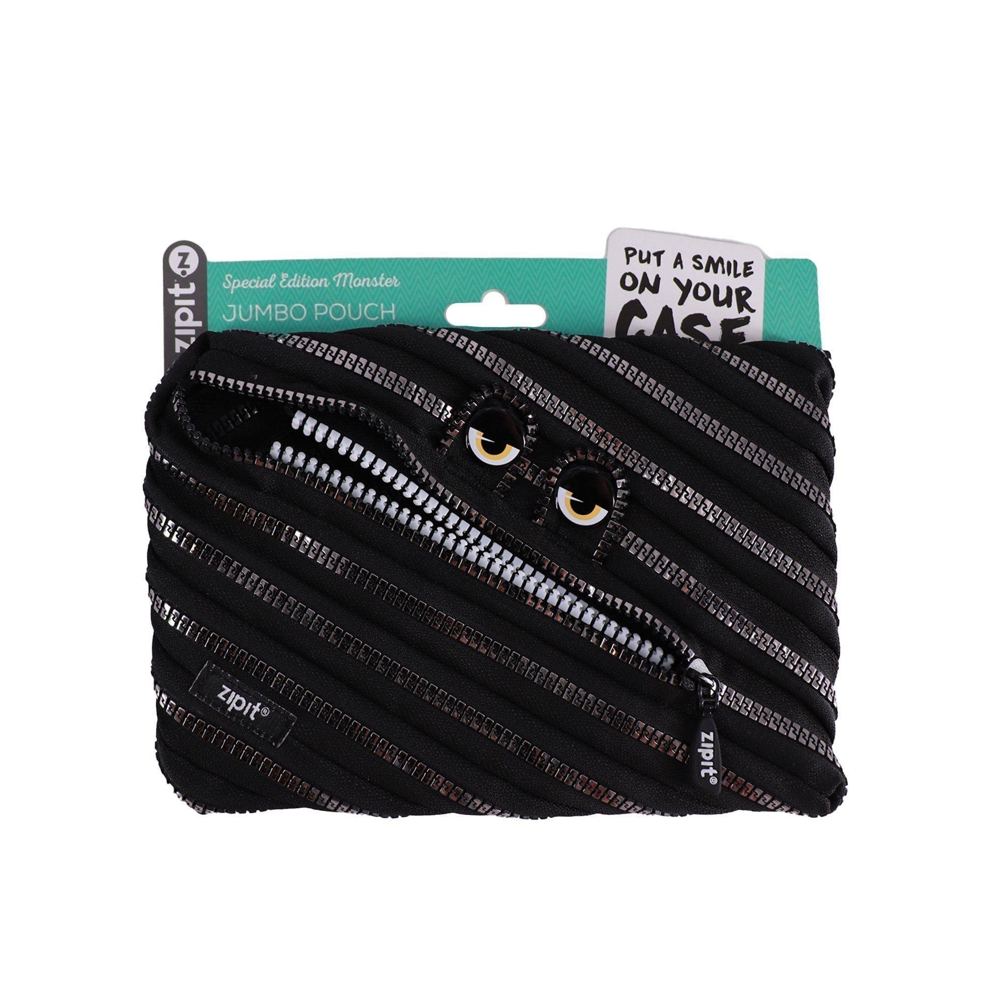 Pouches - Monster Jumbo Black & Silver - KLOSH