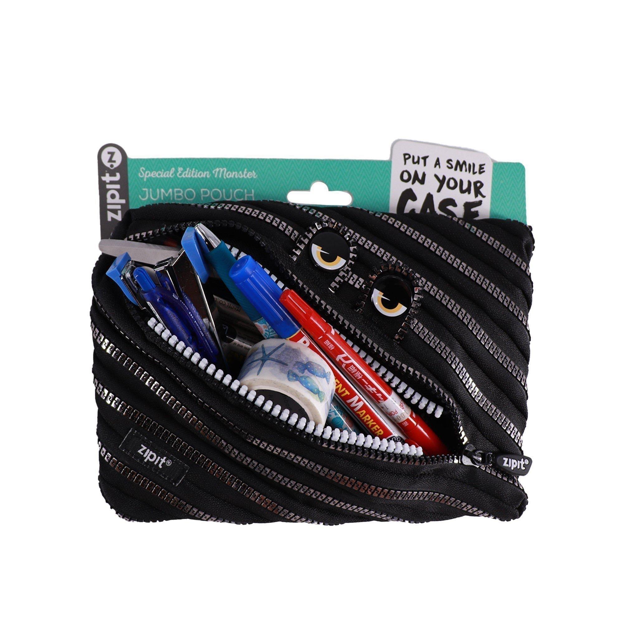 Pouches - Monster Jumbo Black & Silver - KLOSH