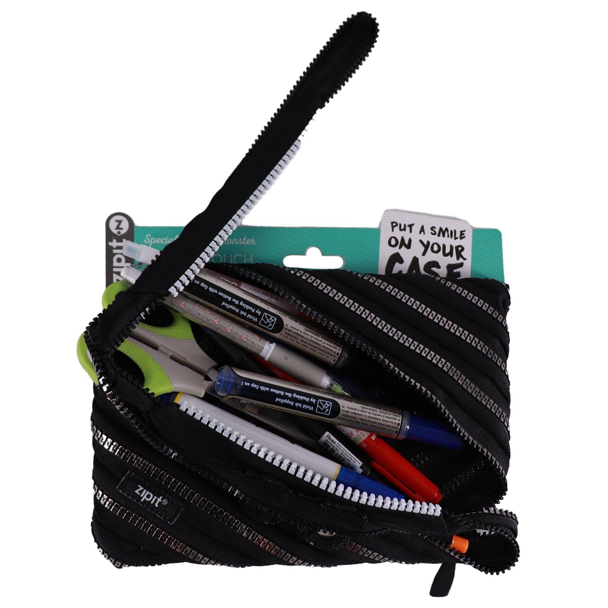 Pouches - Monster Jumbo Black & Silver - KLOSH