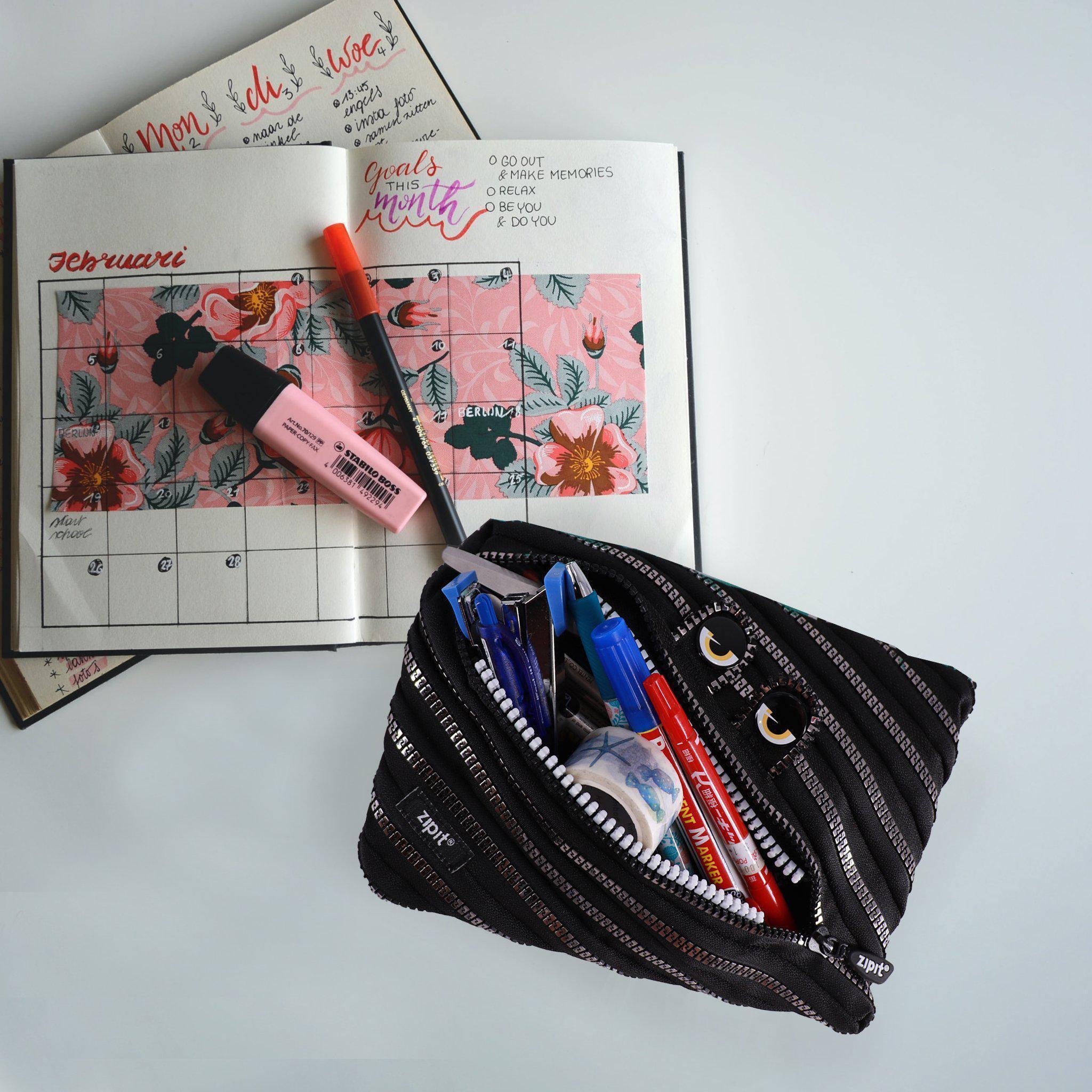 Pouches - Monster Jumbo Black & Silver - KLOSH