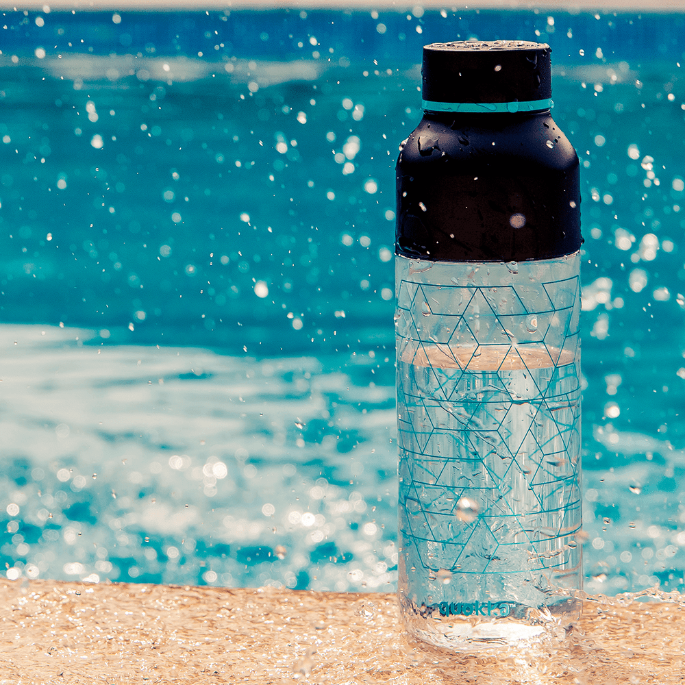 Quokka Tritan Bottle - Ice Geo Black 720 Ml - KLOSH