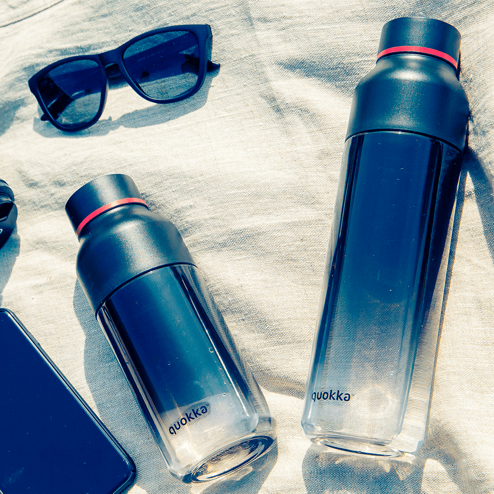 Quokka Tritan Bottle - Ice Geo Black 840 Ml - KLOSH