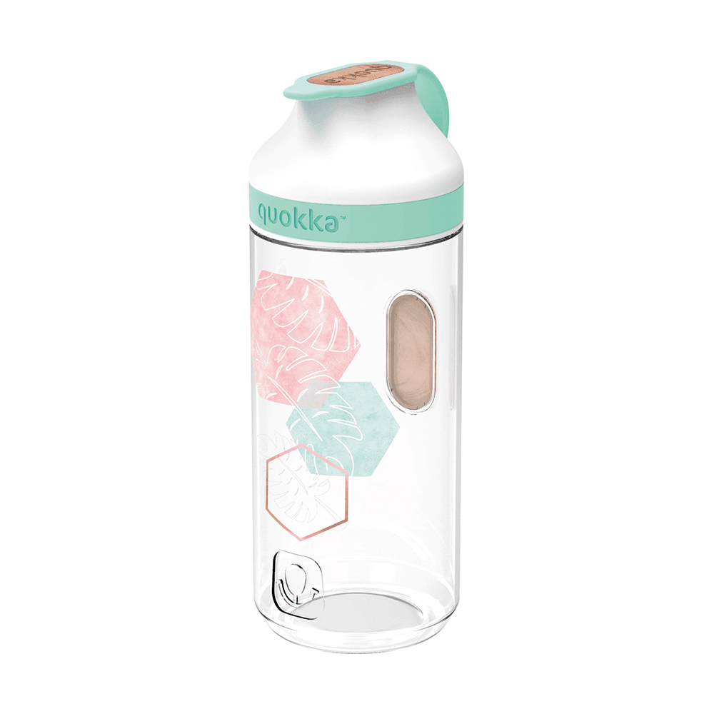 Quokka Tritan Bottle - Mineral Geo Palm 520 ml - KLOSH