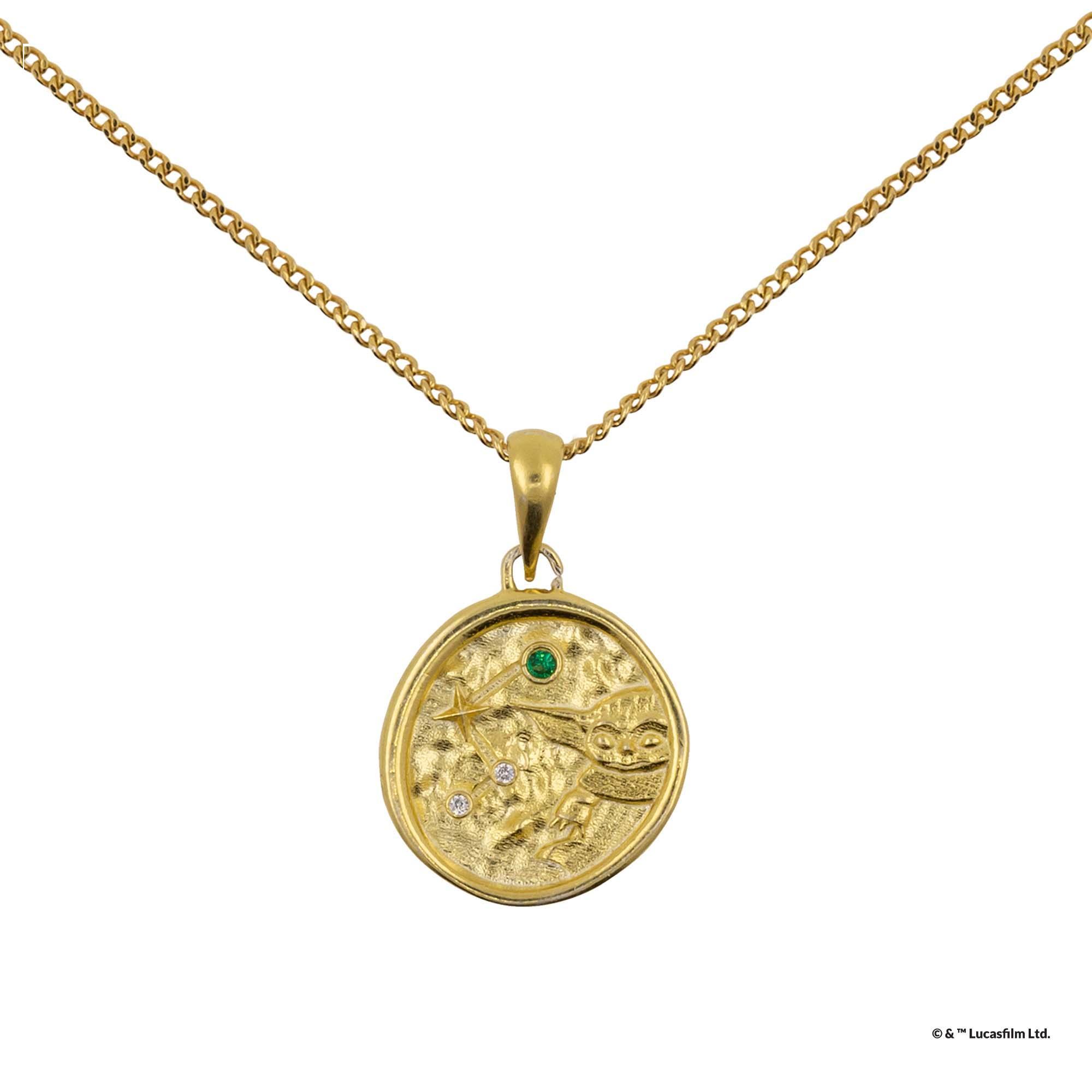 Star Wars™ Necklace - Medallion Grogu™ Gold - KLOSH