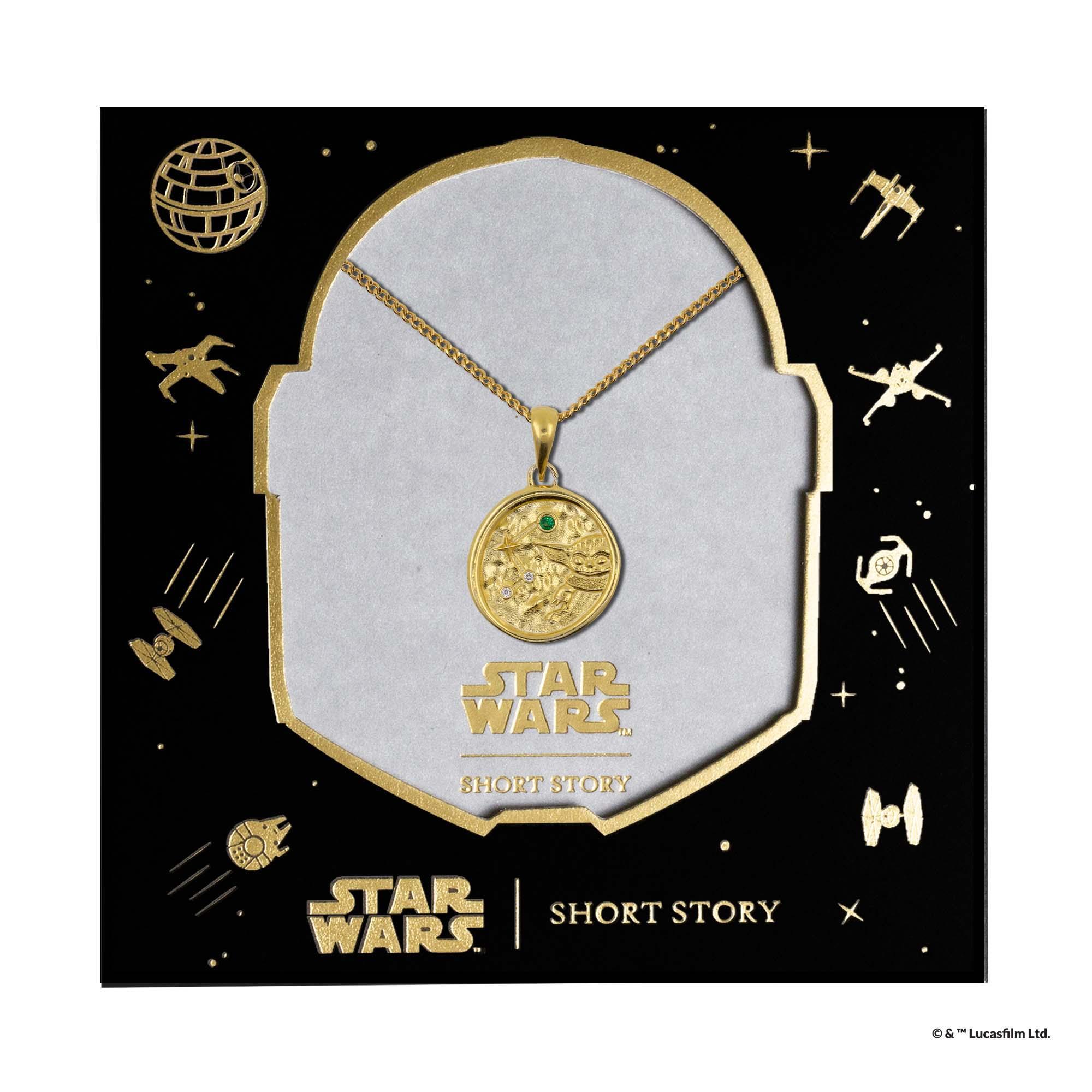 Star Wars™ Necklace - Medallion Grogu™ Gold - KLOSH