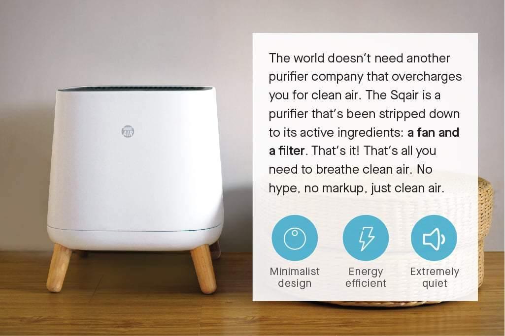 The Sqair Air Purifier (Pre-Order) - KLOSH