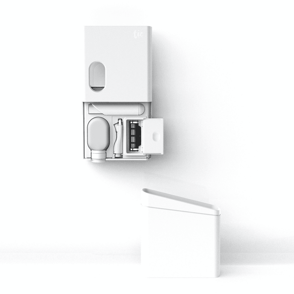 Tic Oral Care & Razor Kit - Matte White - KLOSH
