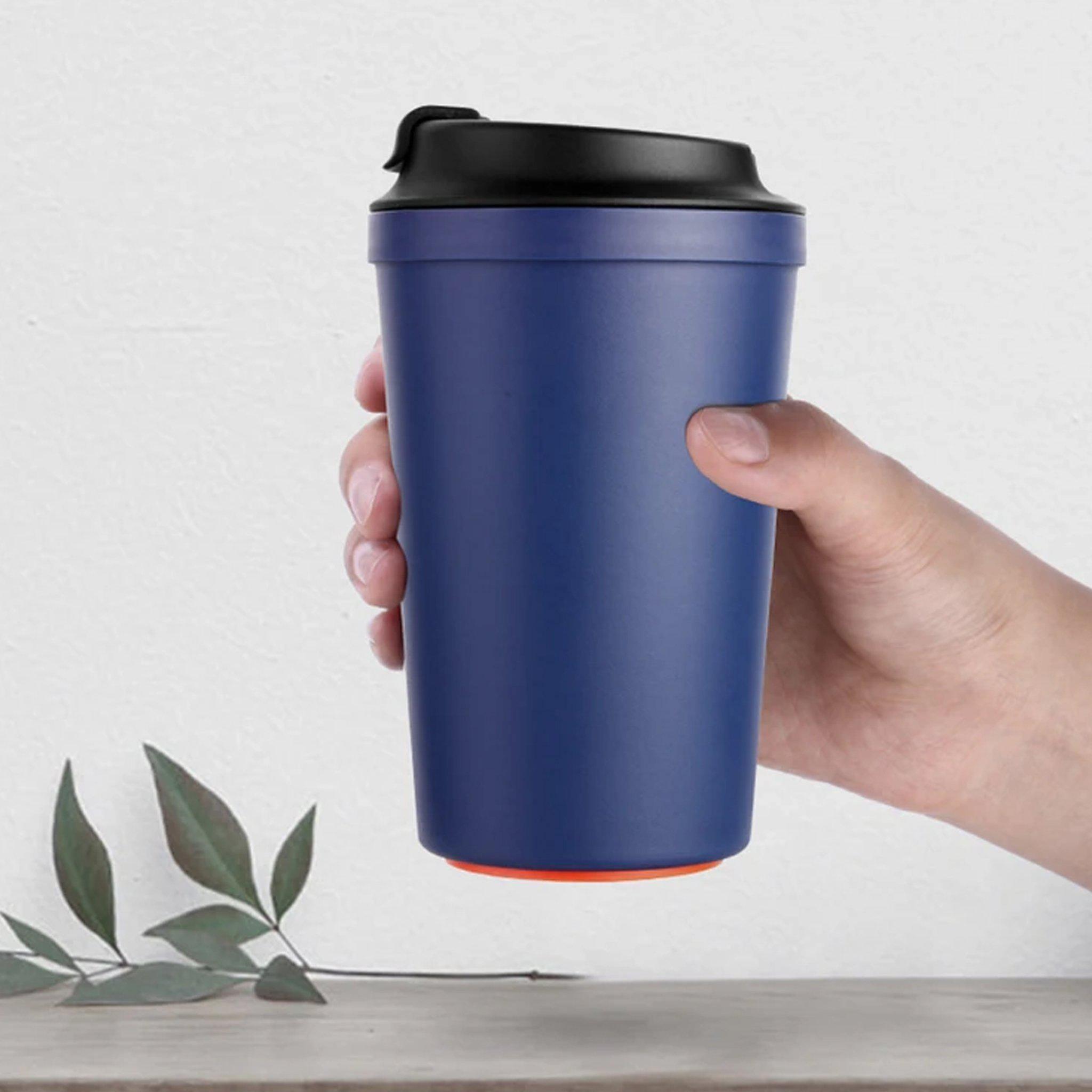 Tumbler - Artiart Suction Idea Café Dark Blue - KLOSH