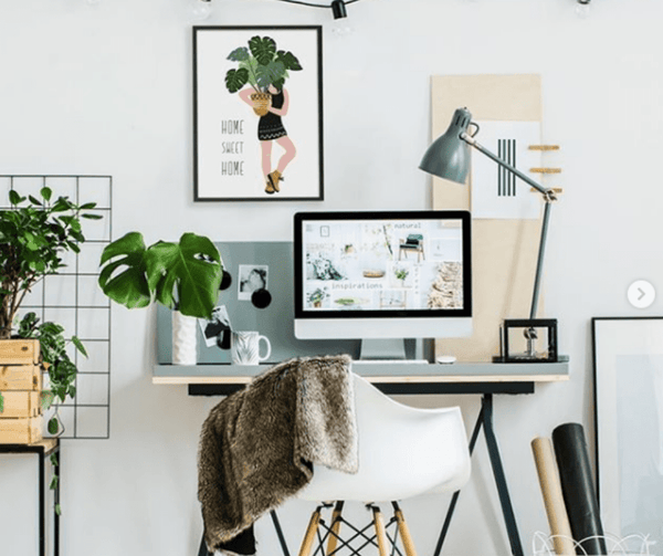 How To Create A Functional And Instagrammable Home Office - KLOSH