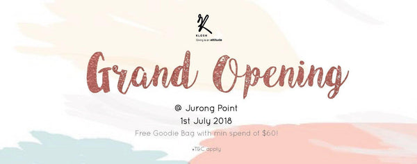 KLOSH @ Jurong Point Grand Opening! - KLOSH