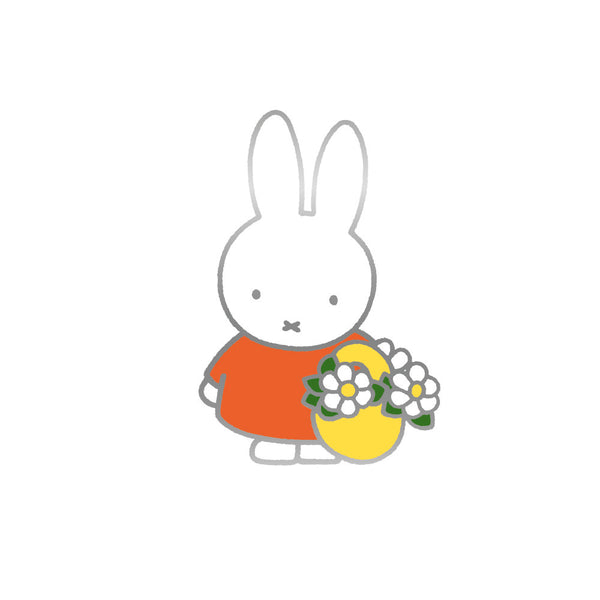 Miffy - With Flowers Enamel Pin