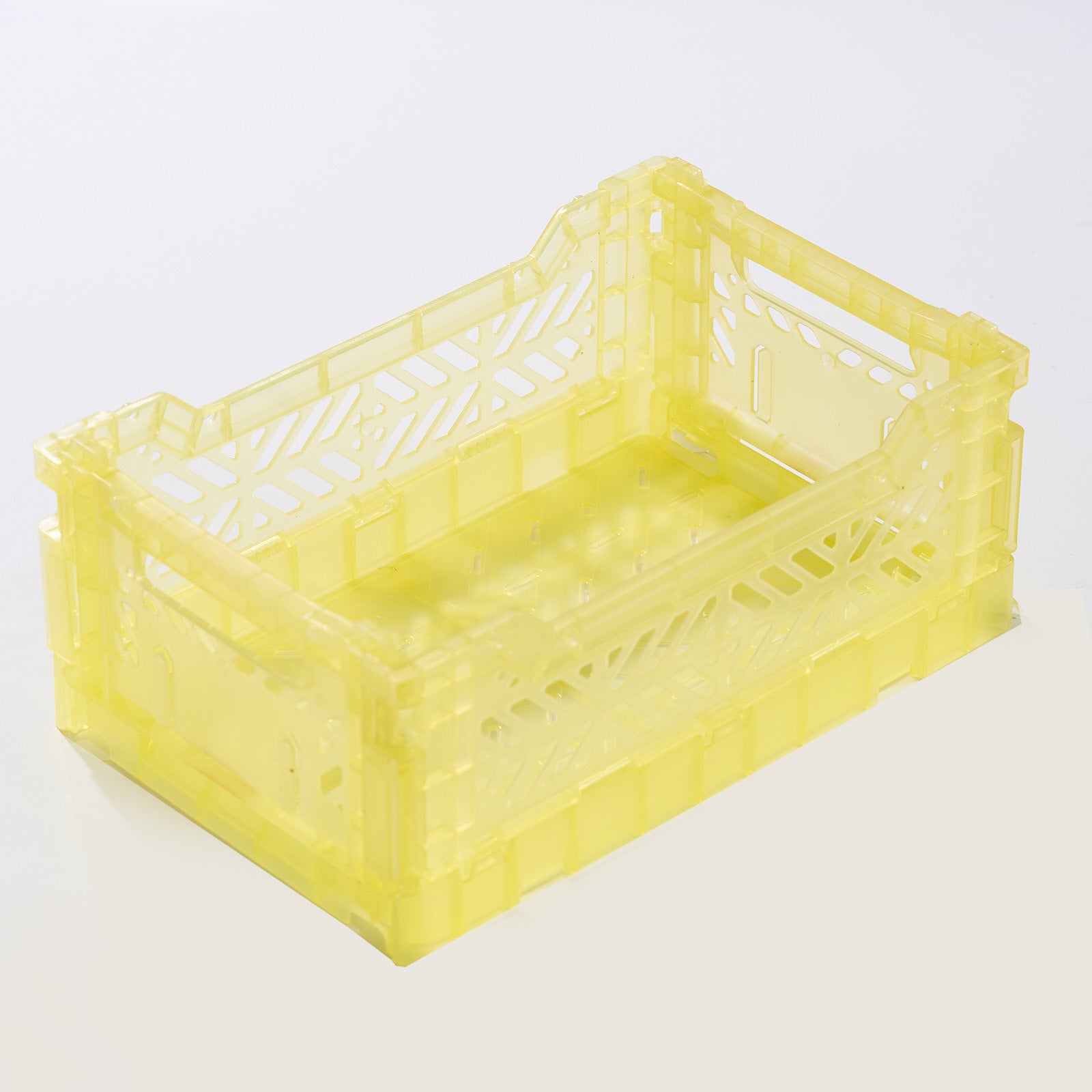 Foldable Storage Crate Double Handles Large