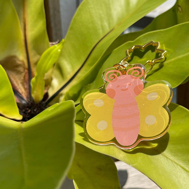Acrylic Keychain - Butterfly Buttercup - KLOSH