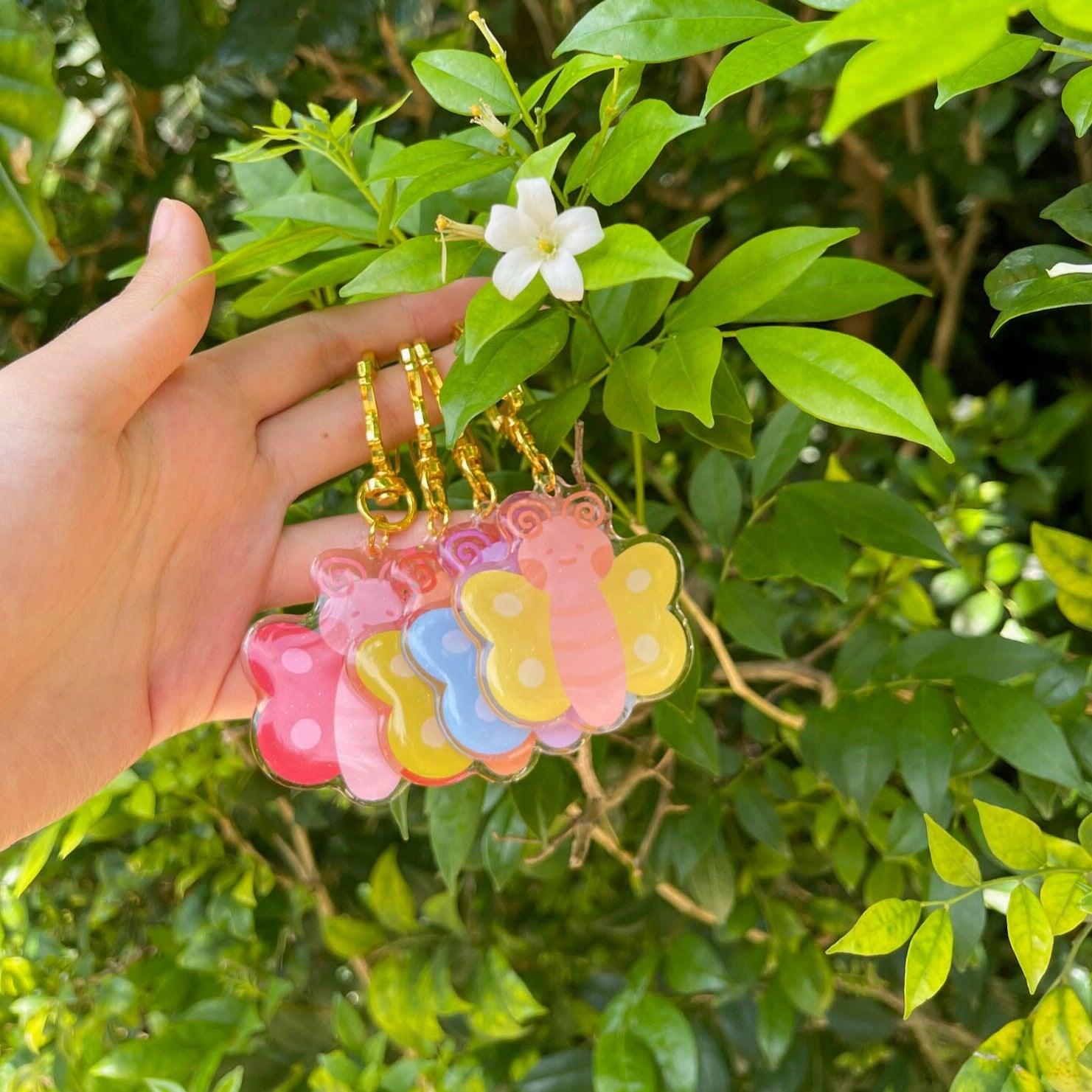 Acrylic Keychain - Butterfly Buttercup - KLOSH