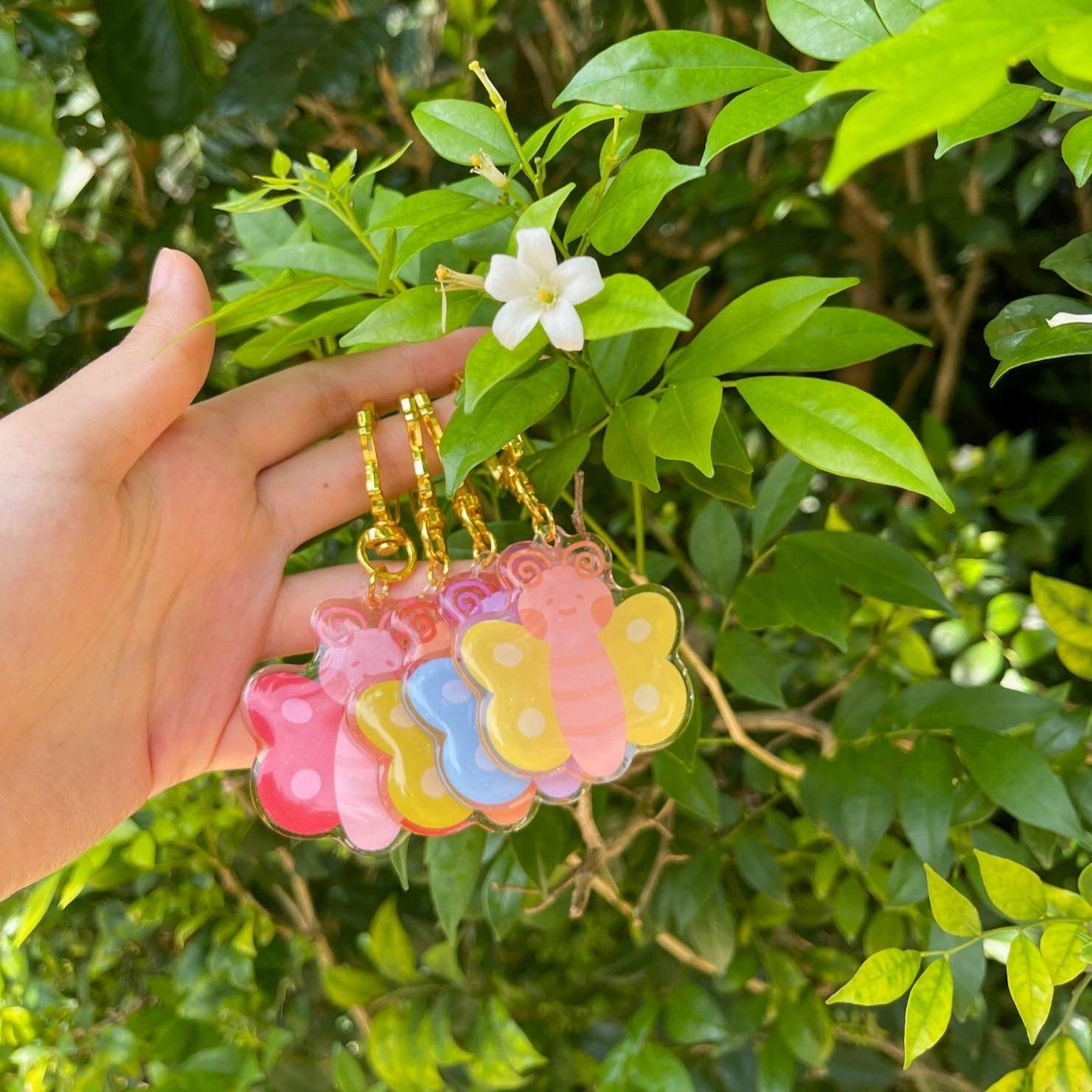Acrylic Keychain - Butterfly Mellow - KLOSH