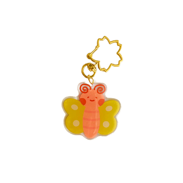 Acrylic Keychain - Butterfly Olive - KLOSH