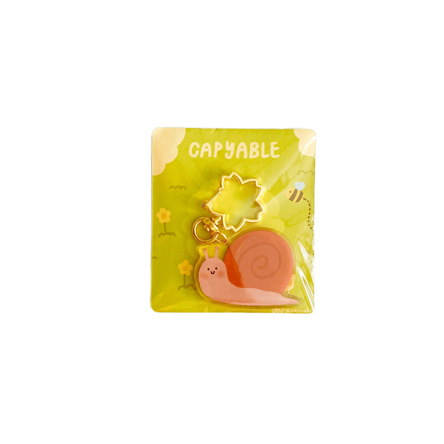 Acrylic Keychain - Garden Snail - KLOSH