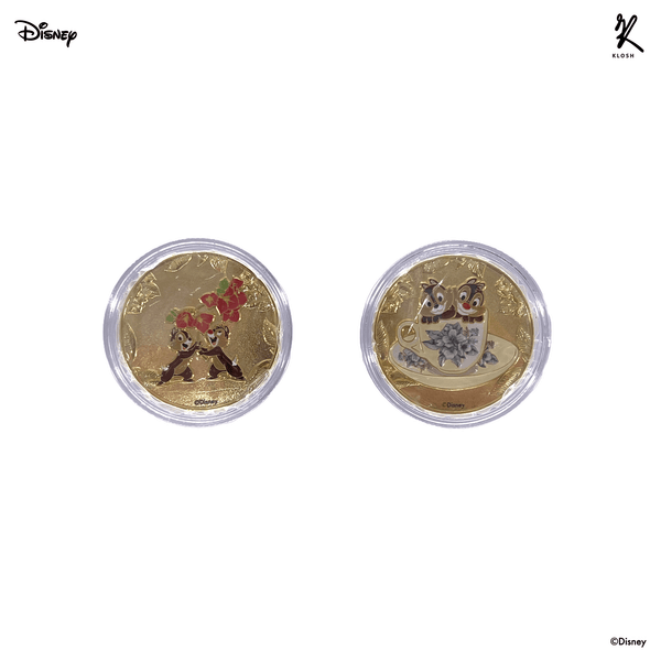 Disney Gold Coin - Chip And Dale - KLOSH