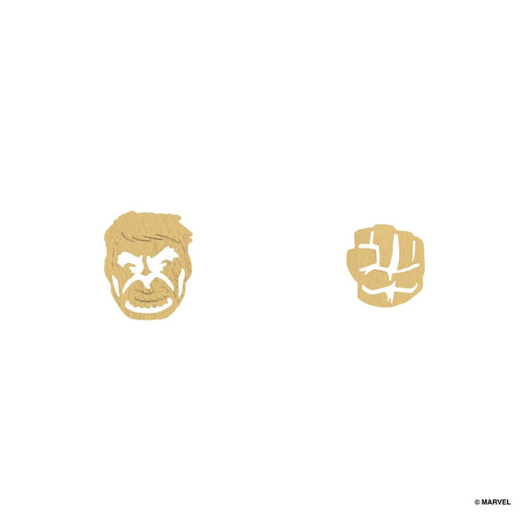 Marvel Earring - Hulk & Smash Fist Gold - KLOSH