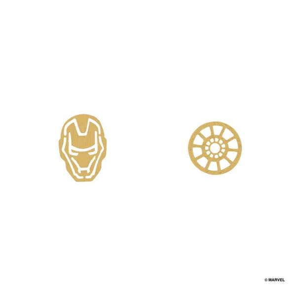 Marvey Earring - Iron Man & Arc Reactor Gold - KLOSH