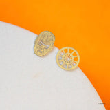 Marvey Earring - Iron Man & Arc Reactor Gold - KLOSH