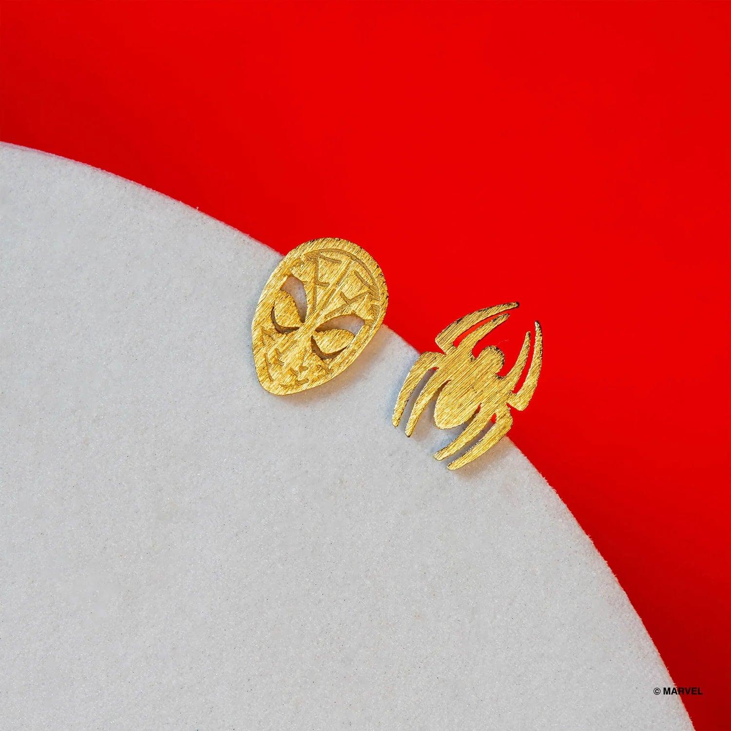 Marvey Earring - Spiderman Radioactive Spider Gold - KLOSH