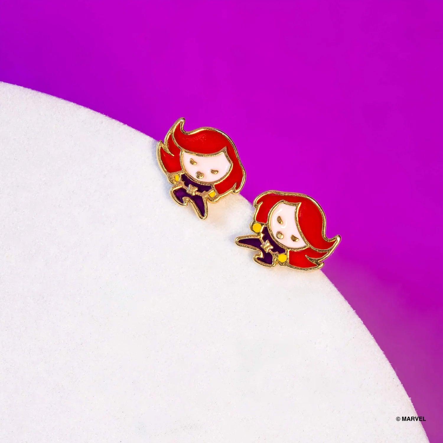 Marvey Epoxy Earring - Black Widow - KLOSH