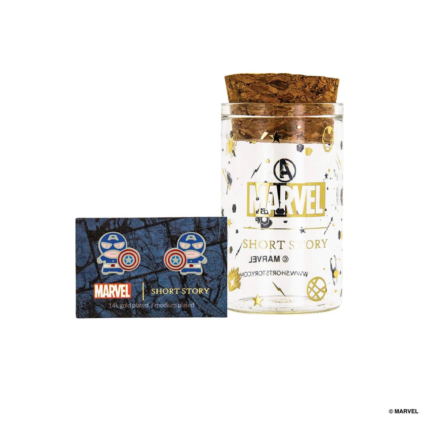 Marvey Epoxy Earring - Captain America - KLOSH