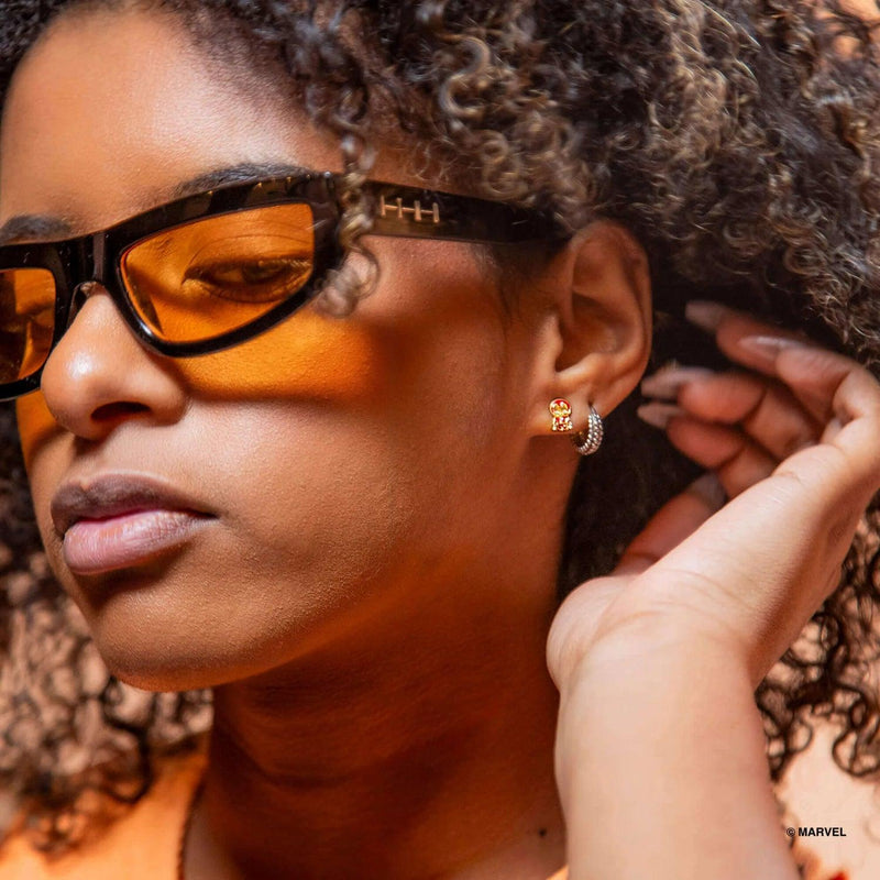 Marvey Epoxy Earring - Ironman - KLOSH