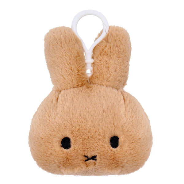 Miffy - Head Backpack Clip Fluffy Brown - KLOSH