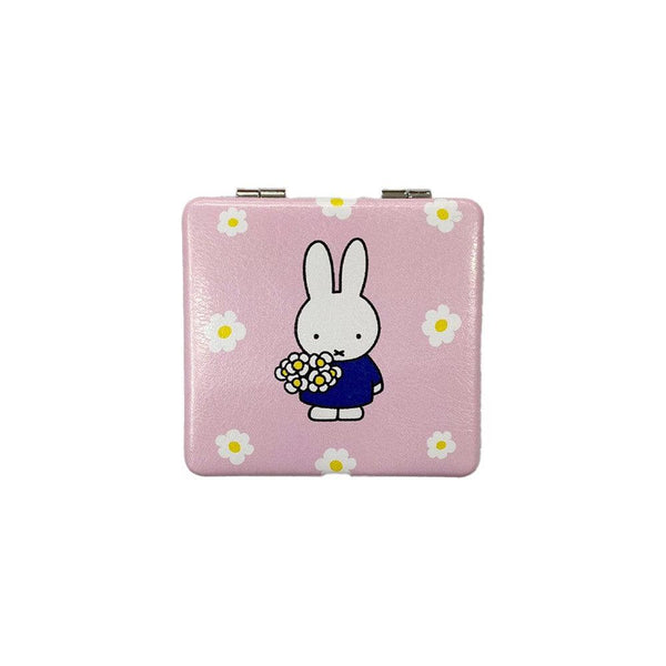 Miffy - Pink Flower Pocket Mirror Rectangle - KLOSH