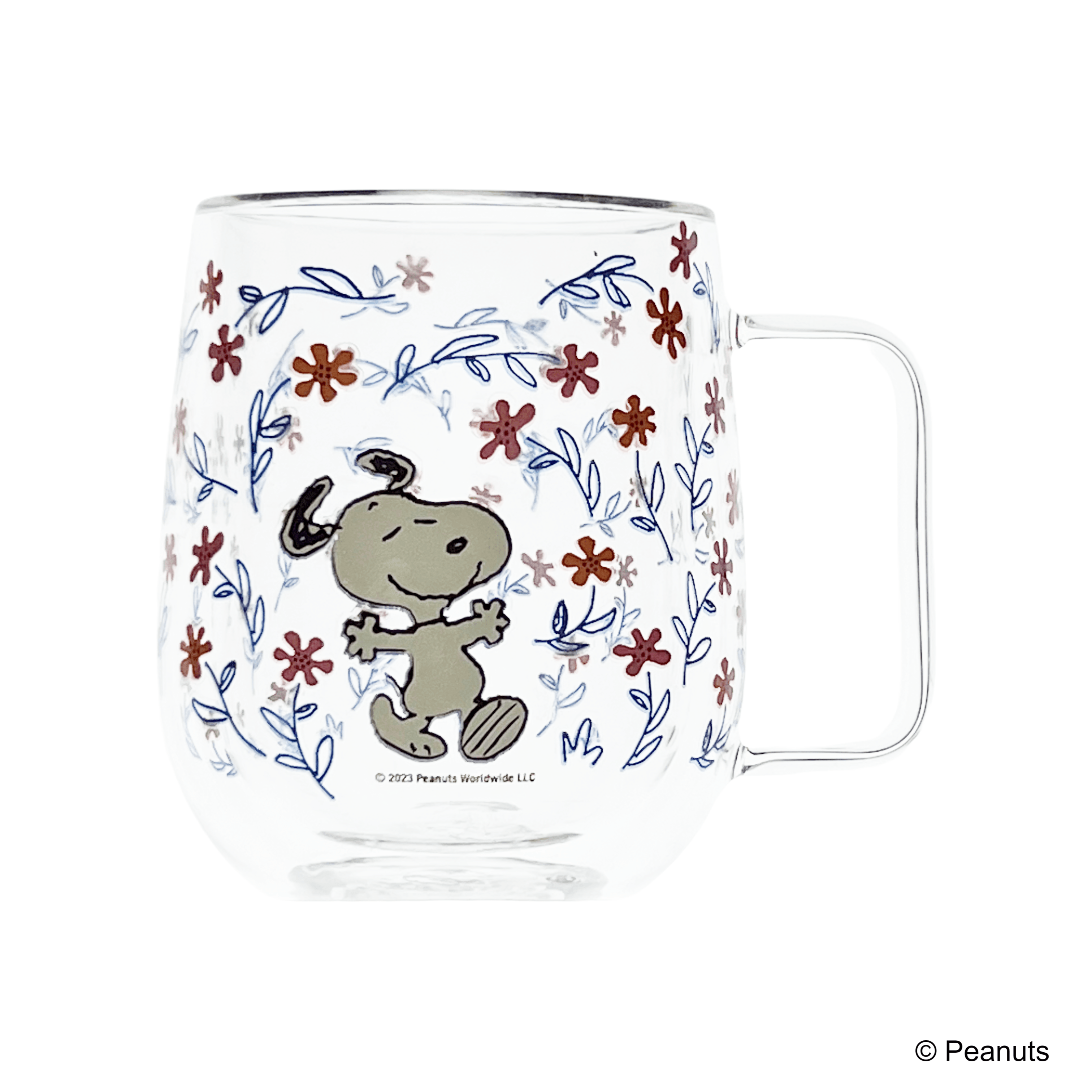 Peanuts Snoopy - Borosilicate Glass Nature - KLOSH