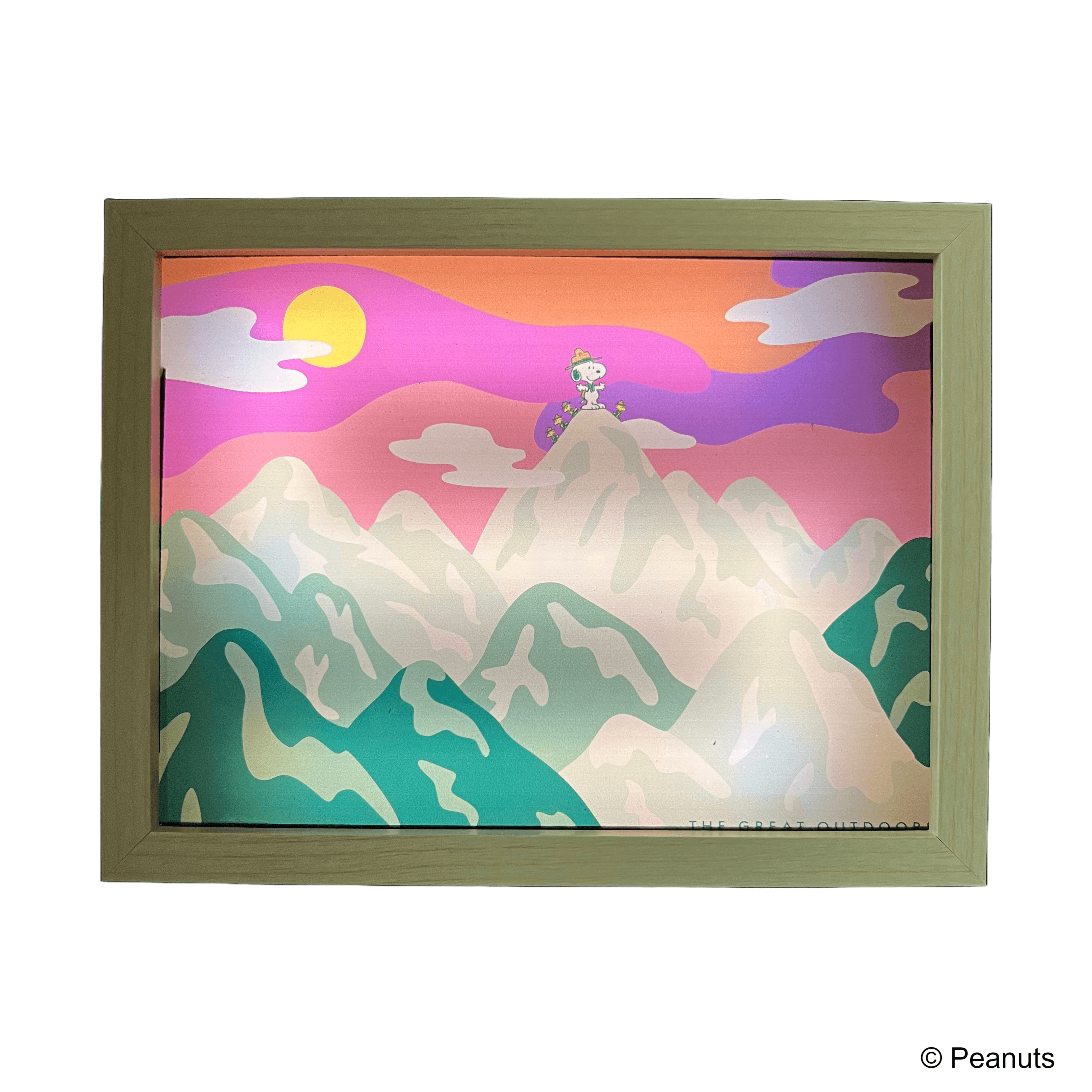 Peanuts - WOW LIghtbox Snoopy Mountain - KLOSH