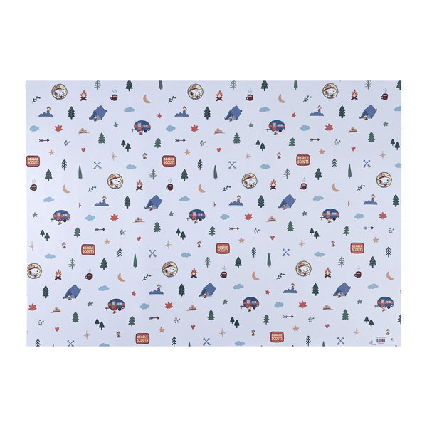 Peanuts - Wrapping Paper Nestled In Mountains - KLOSH