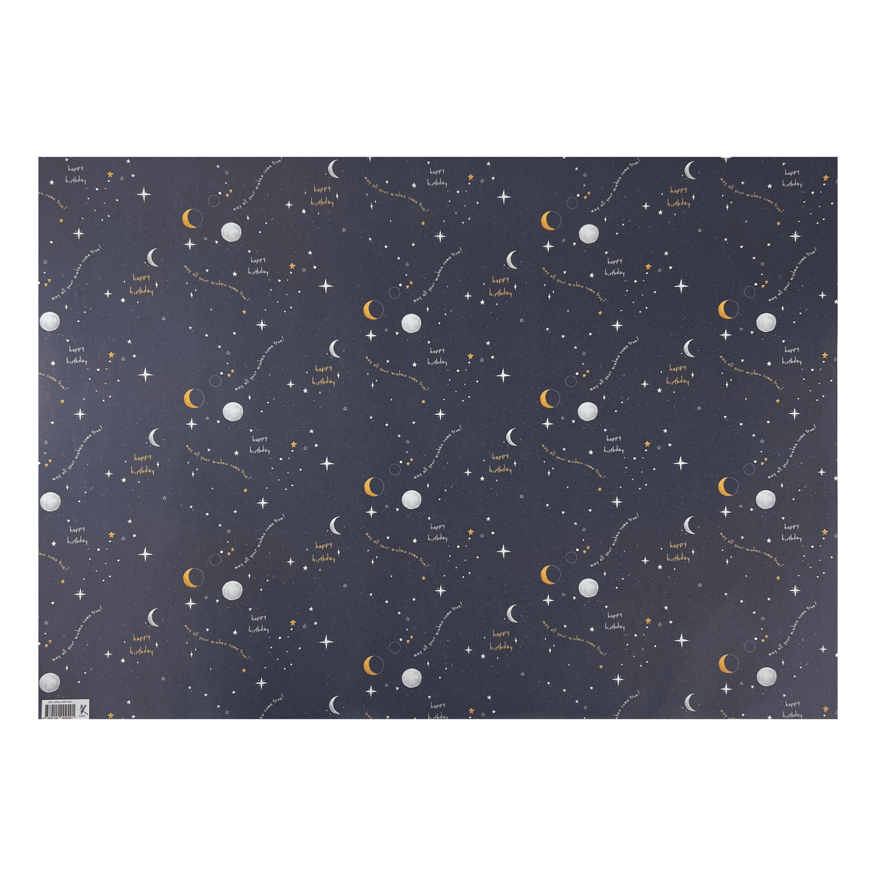 Wrapping Paper Night Sky Birthday - KLOSH