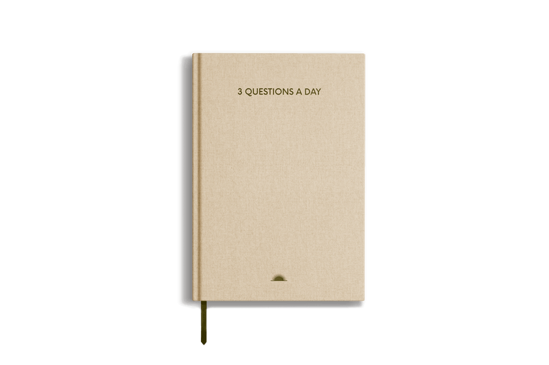 3 Questions a Day Journal - Green - KLOSH