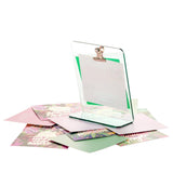 Acrylic Desk Stand - 16 Gold Stamped Christian Cards - KLOSH