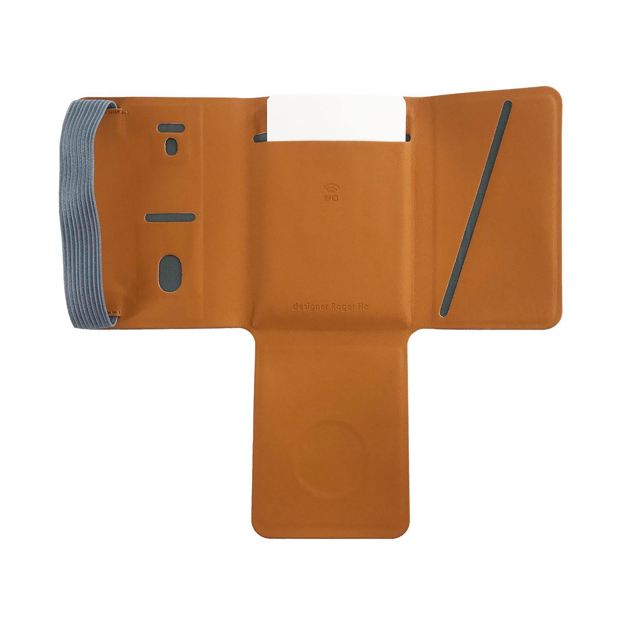 Allocacoc MiniWallet Expandable (Brown) - KLOSH