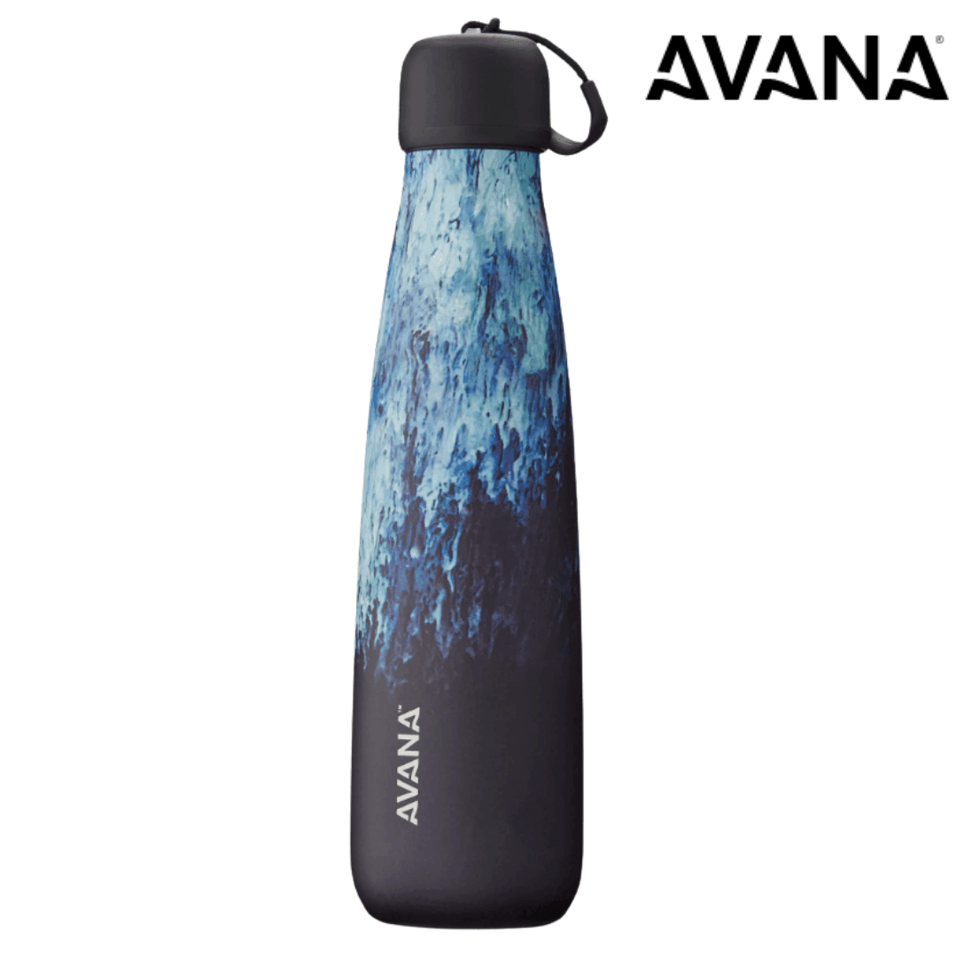 Avana Ashbury - Stainless Steel Double-Wall Insulated Water Bottle 18oz (523ml) - KLOSH