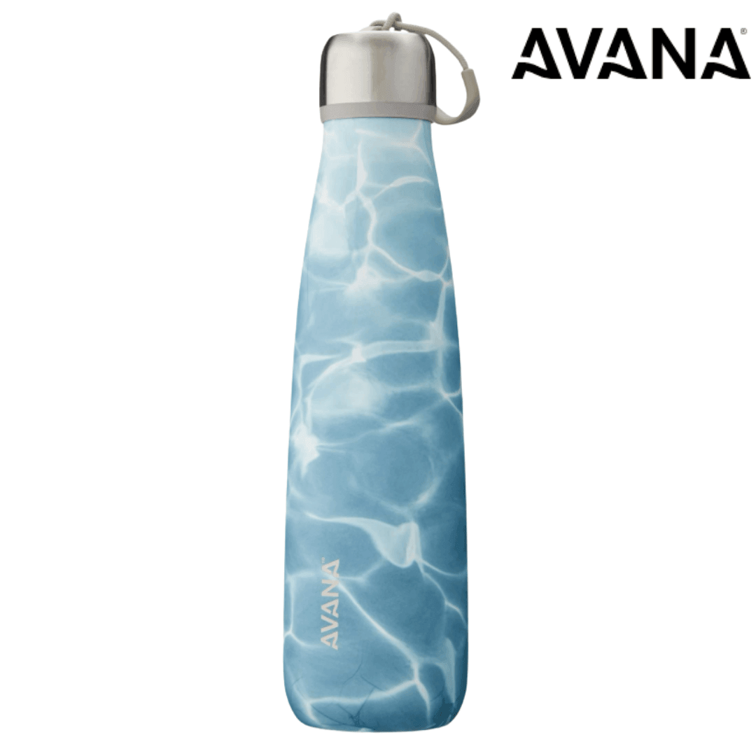 Avana Ashbury - Stainless Steel Double-Wall Insulated Water Bottle 18oz (523ml) - KLOSH