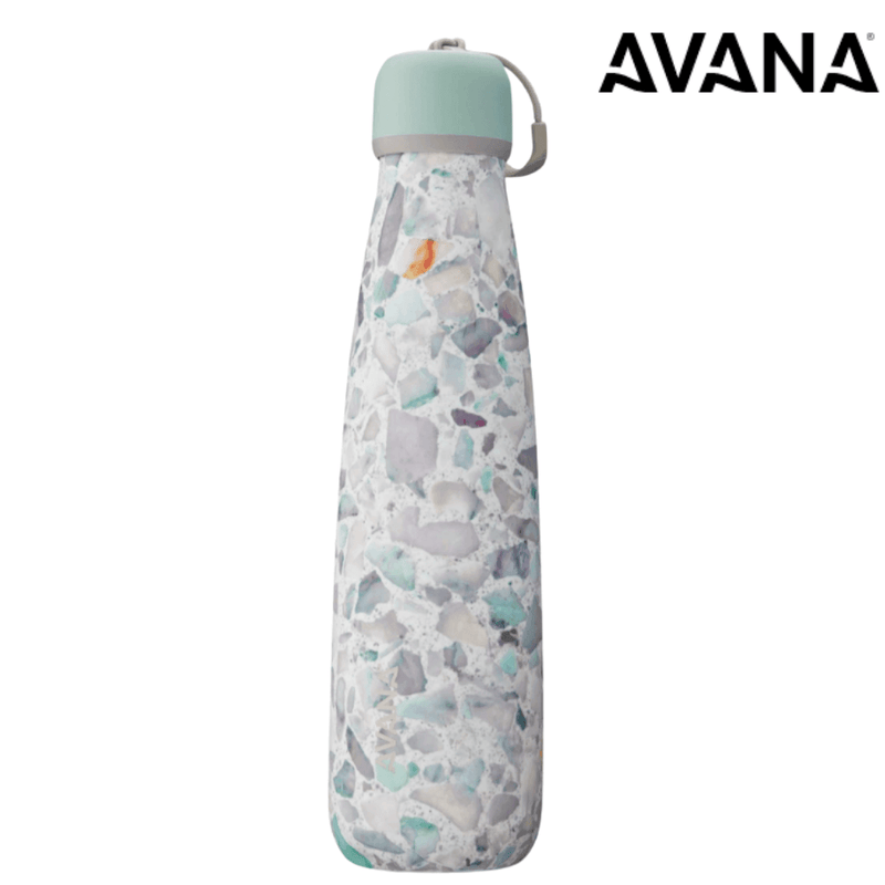 Avana Ashbury - Stainless Steel Double-Wall Insulated Water Bottle 18oz (523ml) - KLOSH